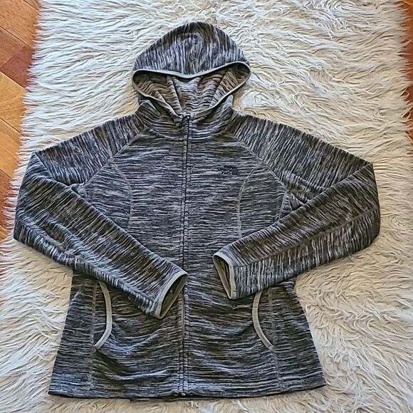 The north face womens gray zip up polartec fleece jacket‎ size small - Picture 1 of 8
